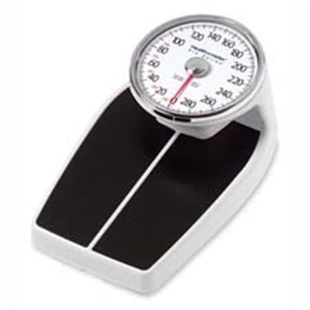 Health-O-Meter Health o Meter HHM160LB Raised Dial Scale- 400 lb. Cap- 18in.x29in.x19in.- White-Black HHM160LB